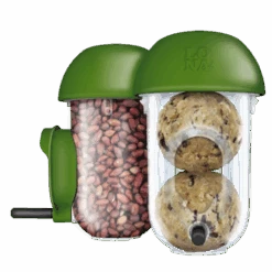 Mangeoire Lona "Voersilo D2 Combi" - Vert