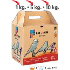 Pâtée Blanche Aux œufs Pour Oiseaux à Fond Blanc 10kg - Easyyem