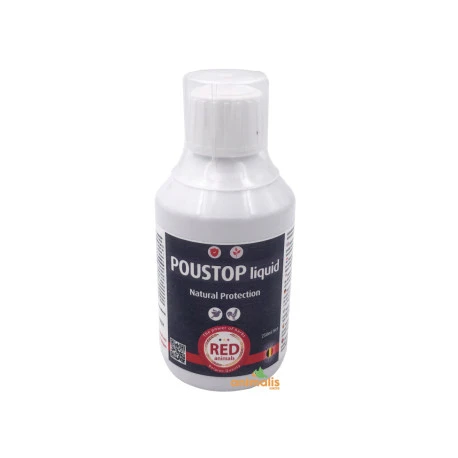 Poustop Liquid 250ml - Red Animals 1 Poustop Liquid 250ml - Red Animals